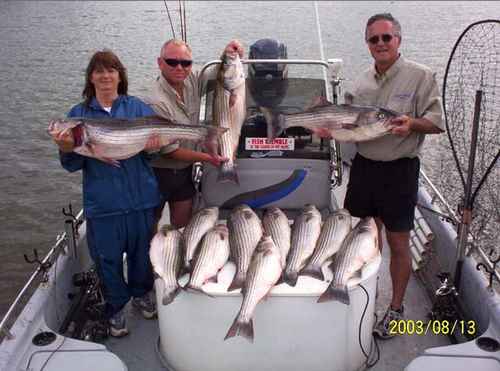 First Place Boat Load of Stripers